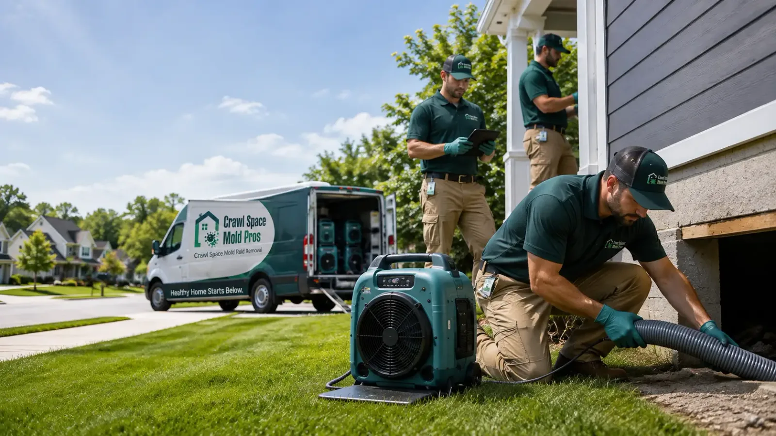 Crawl Space Mold Removal in Mayville, MI
